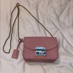Adorable pink furla cross body!!!